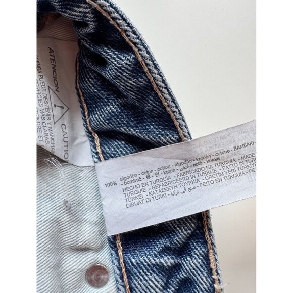 ZARA Medium Wash Denim High Rise Flared Leg Jeans, Size 8/30 - Picture 11 of 12